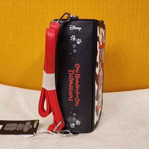 Loungefly Disney 101 Dalmatians Story Book Convertable Backpack Crossbody Bag main image 8